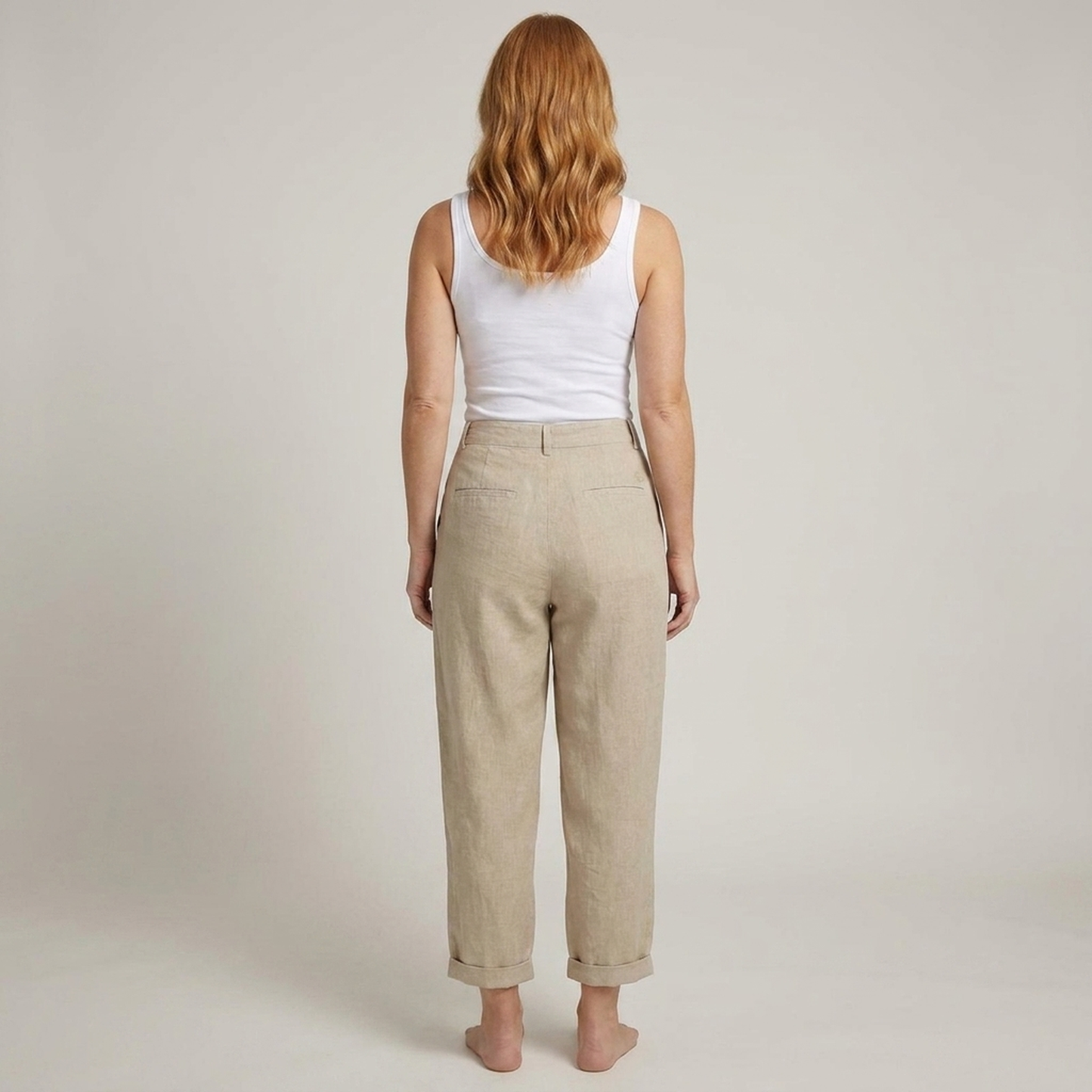 PLUXSTYLE::numise::womens-high-waist-linen-blend-trousers-for-all-day-comfort::back