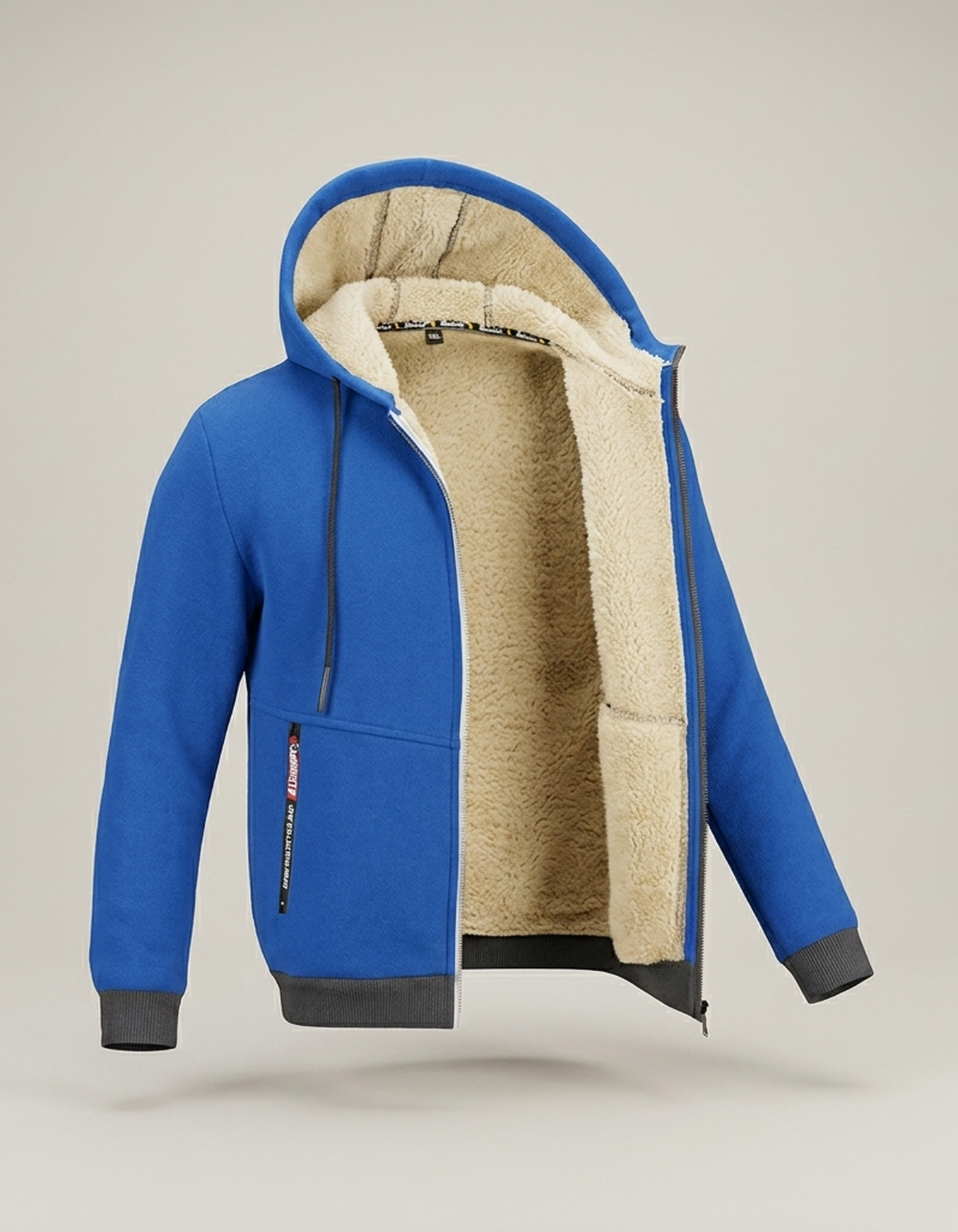 PLUXSTYLE::numise::mens-relaxed-hooded-jacket::pack-blue