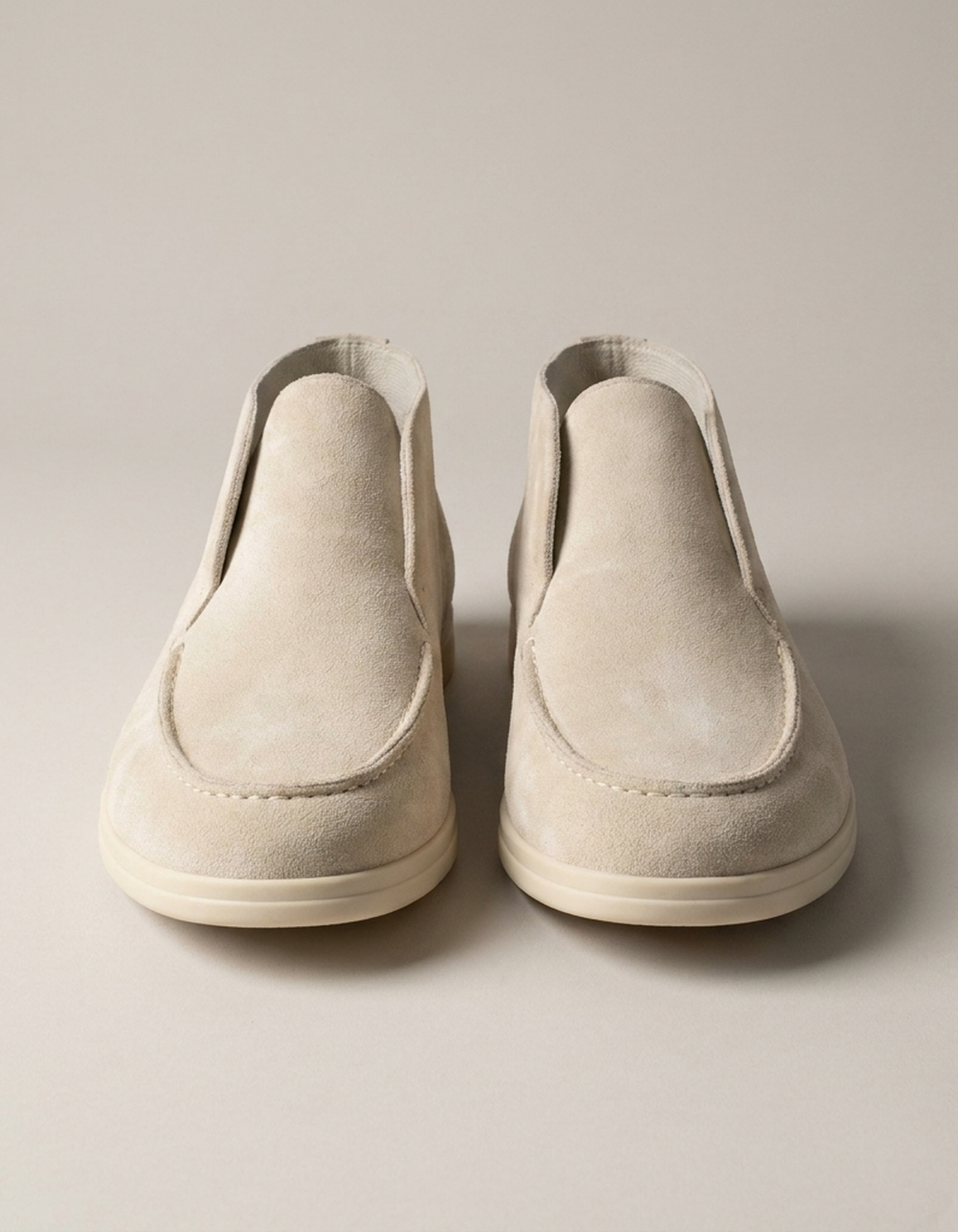 PLUXSTYLE::numise::harbor-high-cut-loafers::pack-beige