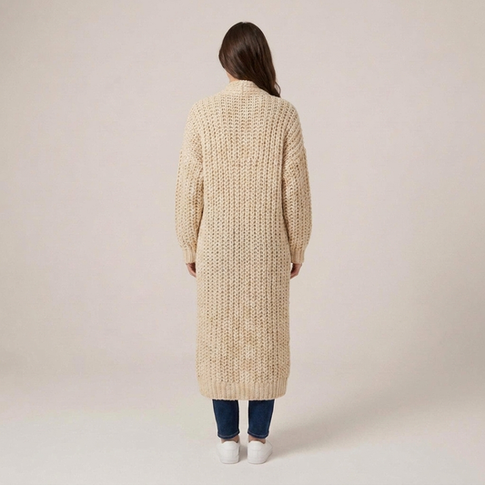 PLUXSTYLE::numise::aria-oversized-cardigan::back