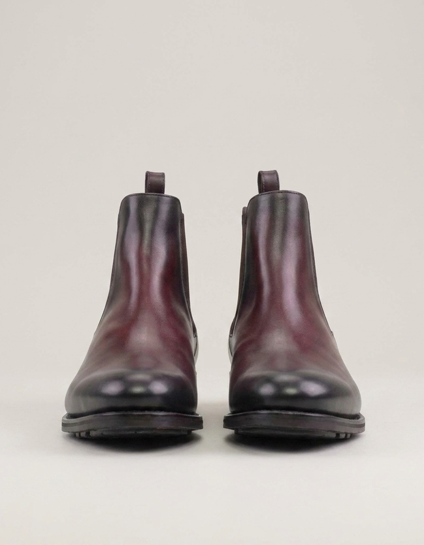 PLUXSTYLE::numise::burgundy-chelsea-boots-for-men::pack-burgundy