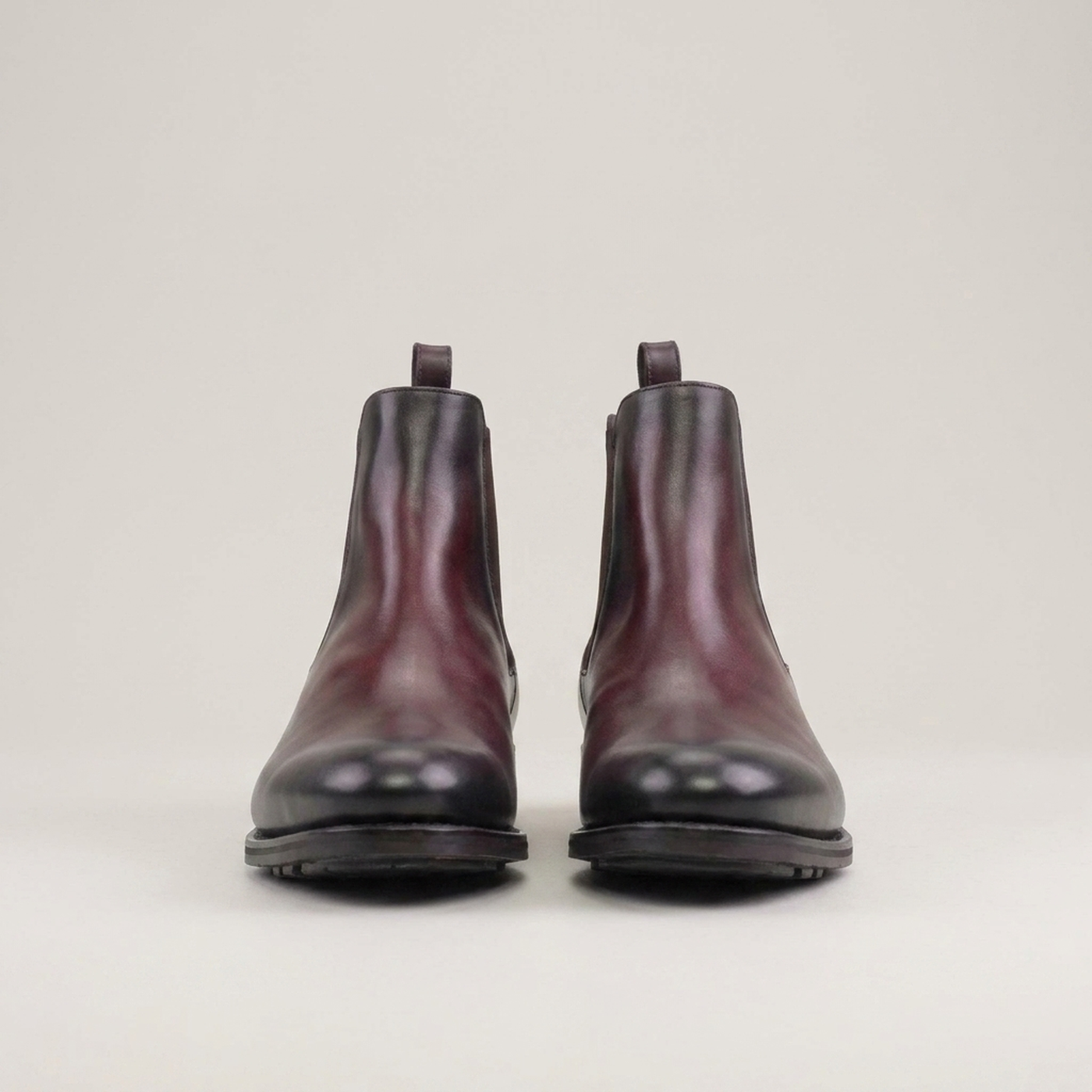 PLUXSTYLE::numise::burgundy-chelsea-boots-for-men::pack-burgundy