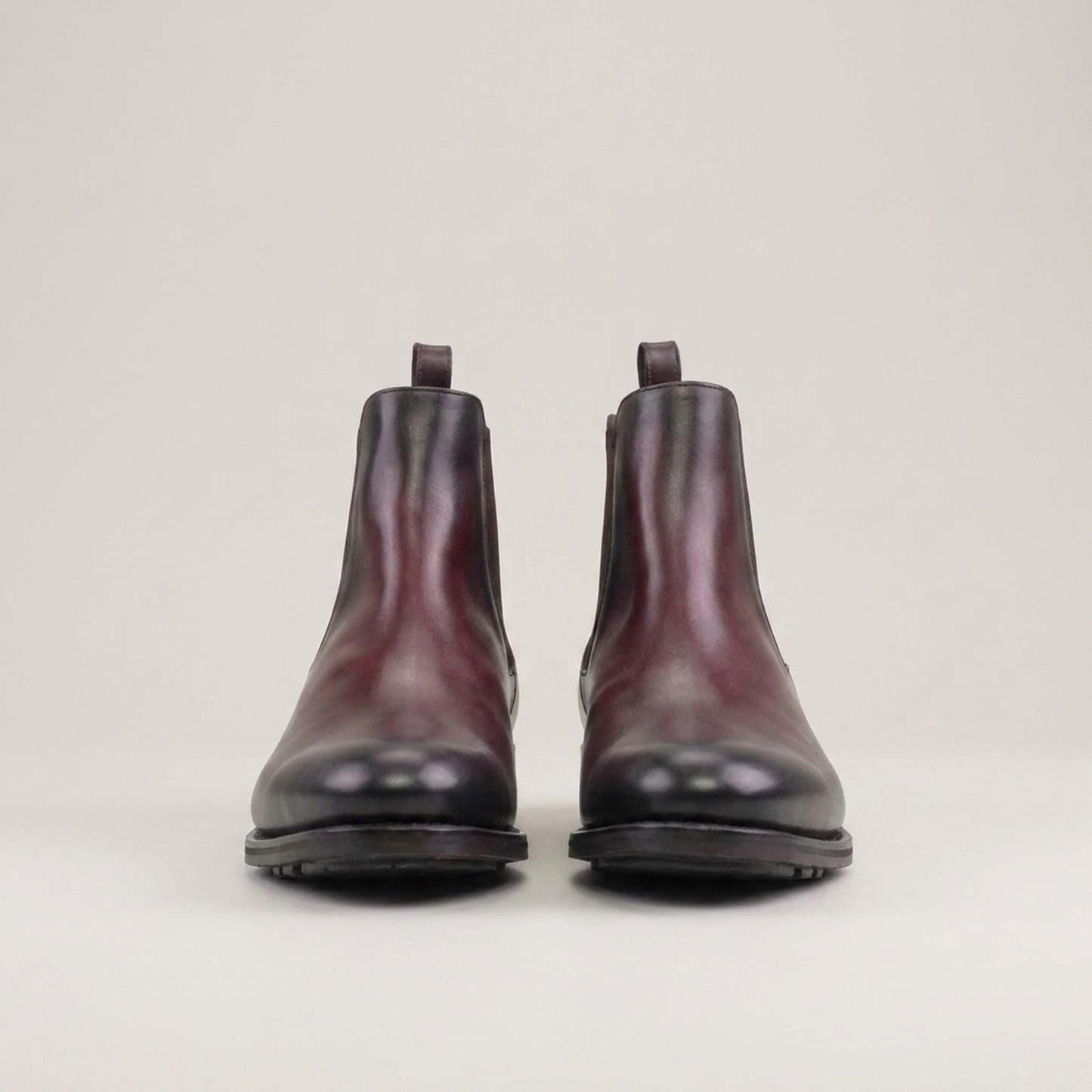 PLUXSTYLE::numise::burgundy-chelsea-boots-for-men::pack-burgundy
