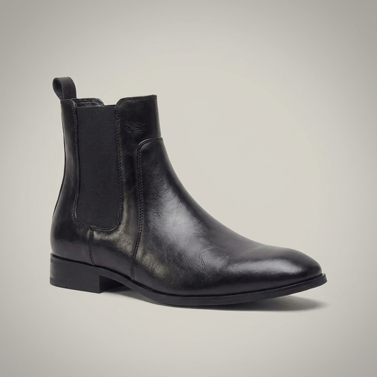 PLUXSTYLE::numise::mens-sleek-slip-on-chelsea-boots::closeup-hero
