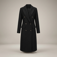 PLUXSTYLE::numise::double-breasted-tailored-parka::pack-black