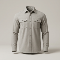 PLUXSTYLE::numise::mens-regular-fit-button-front-top::pack-light-grey