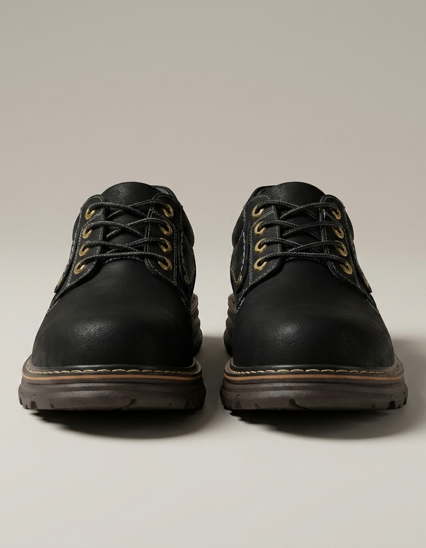 PLUXSTYLE::numise::mens-refined-oxford-shoes::pack-black