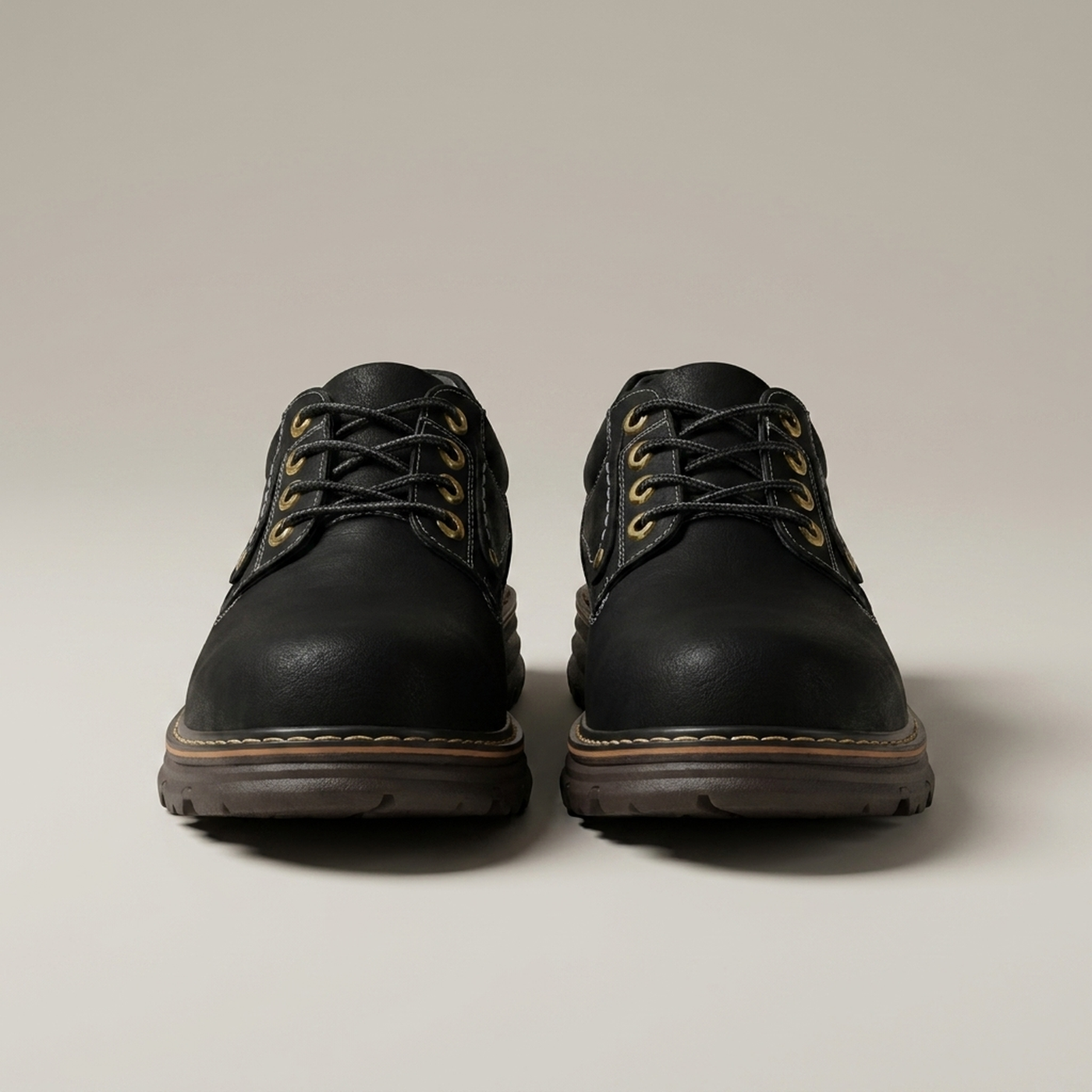 PLUXSTYLE::numise::mens-refined-oxford-shoes::pack-black
