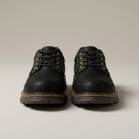 PLUXSTYLE::numise::mens-refined-oxford-shoes::pack-black