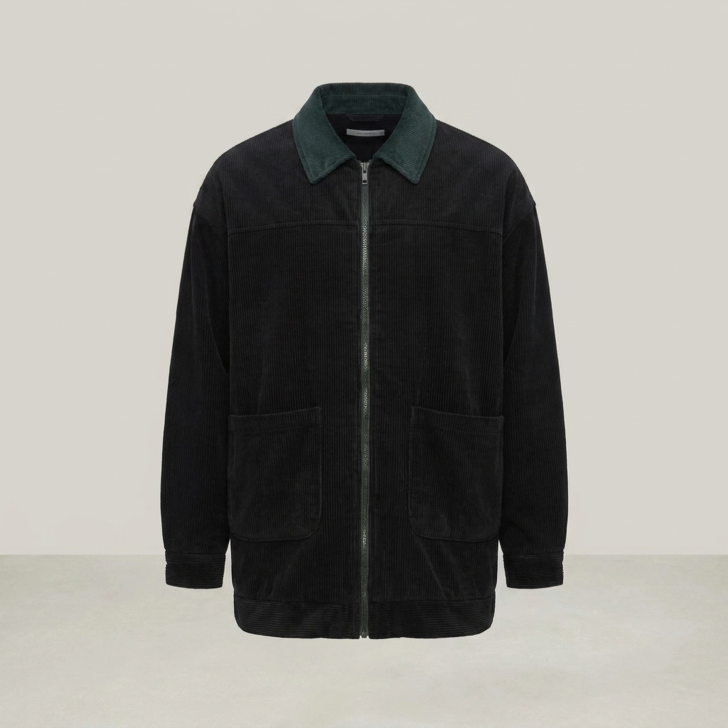 PLUXSTYLE::numise::mens-relaxed-bomber-parka::pack-black