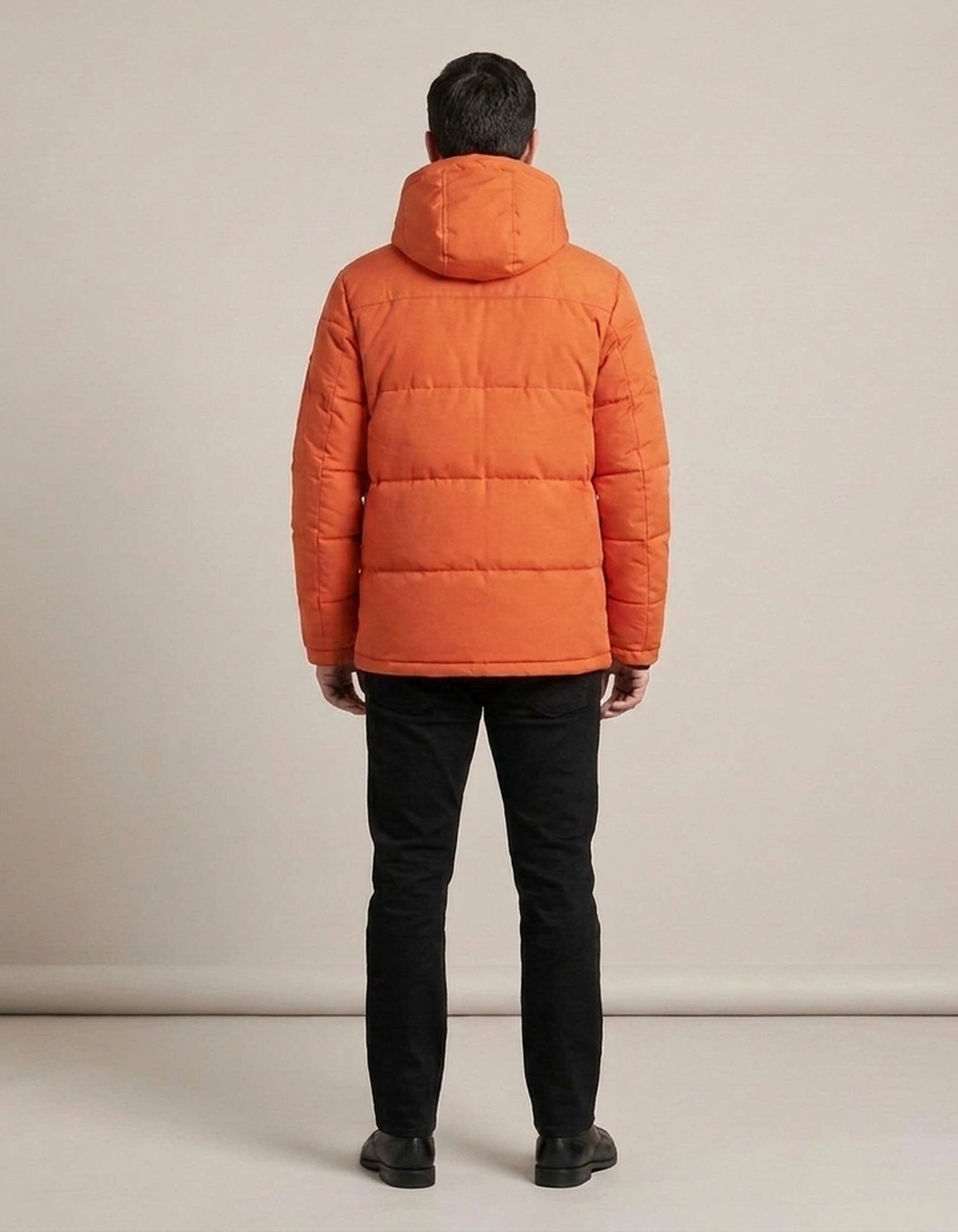 PLUXSTYLE::numise::mens-water-repellent-tailored-parka::back