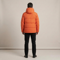 PLUXSTYLE::numise::mens-water-repellent-tailored-parka::back