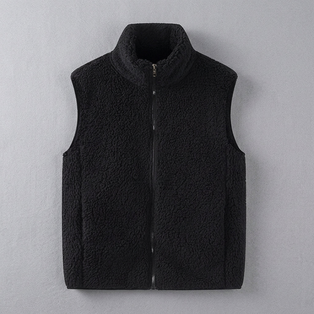 Molly | Women's Winter Fleece Vest with High Collar