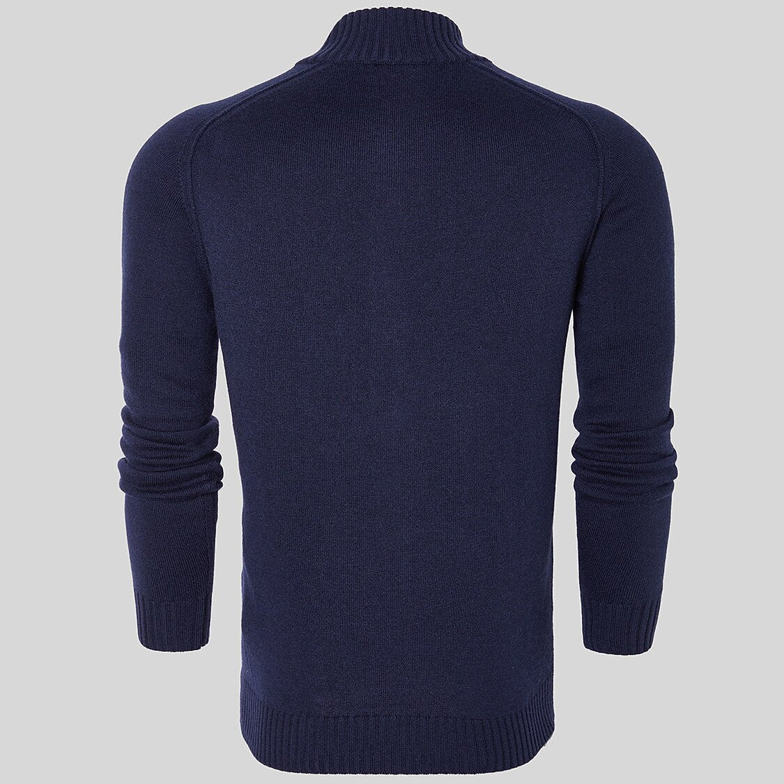 Langarm-Pullover mit Doppelreißverschluss