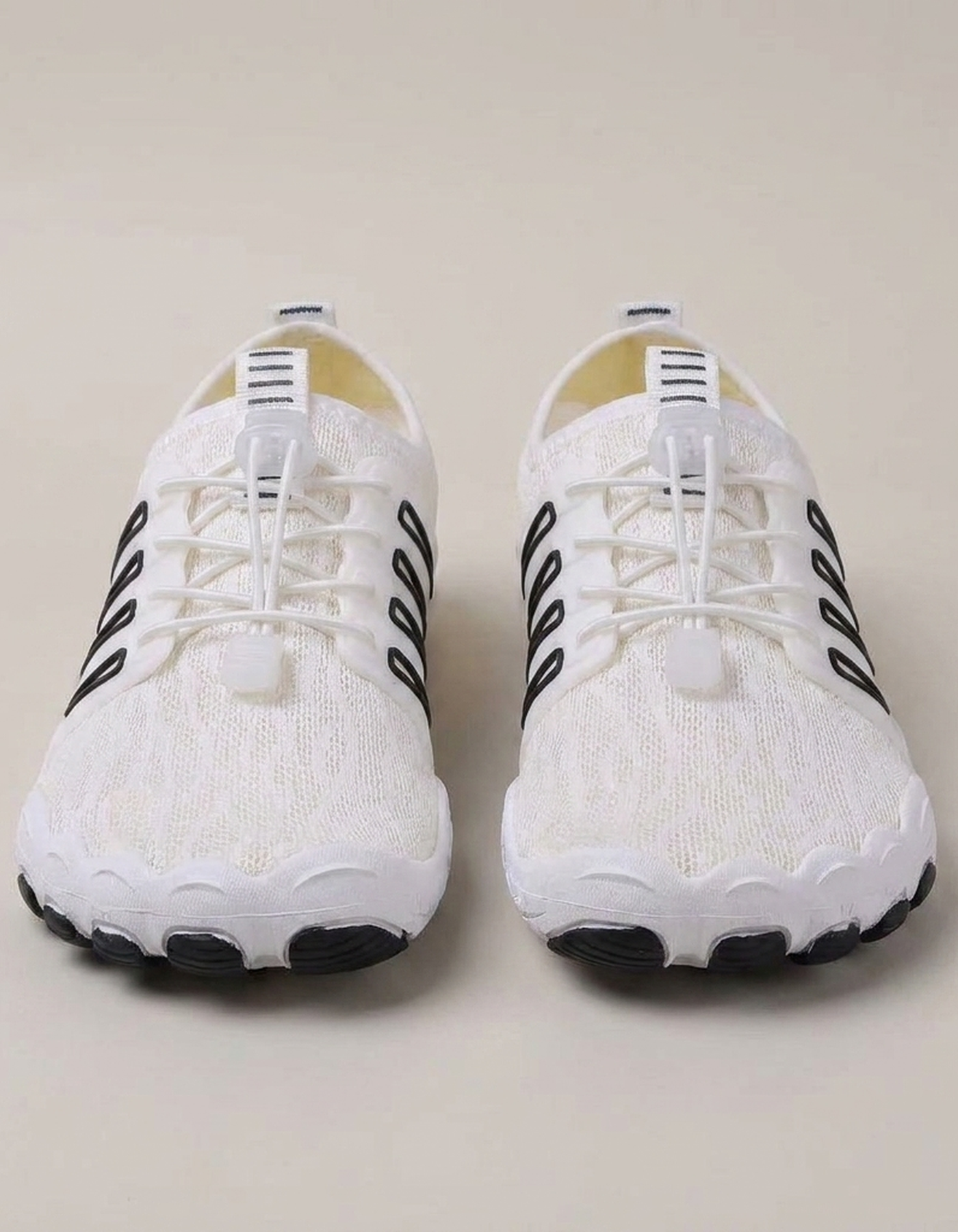 PLUXSTYLE::numise::mens-barefoot-walking-shoes::pack-white-and-black