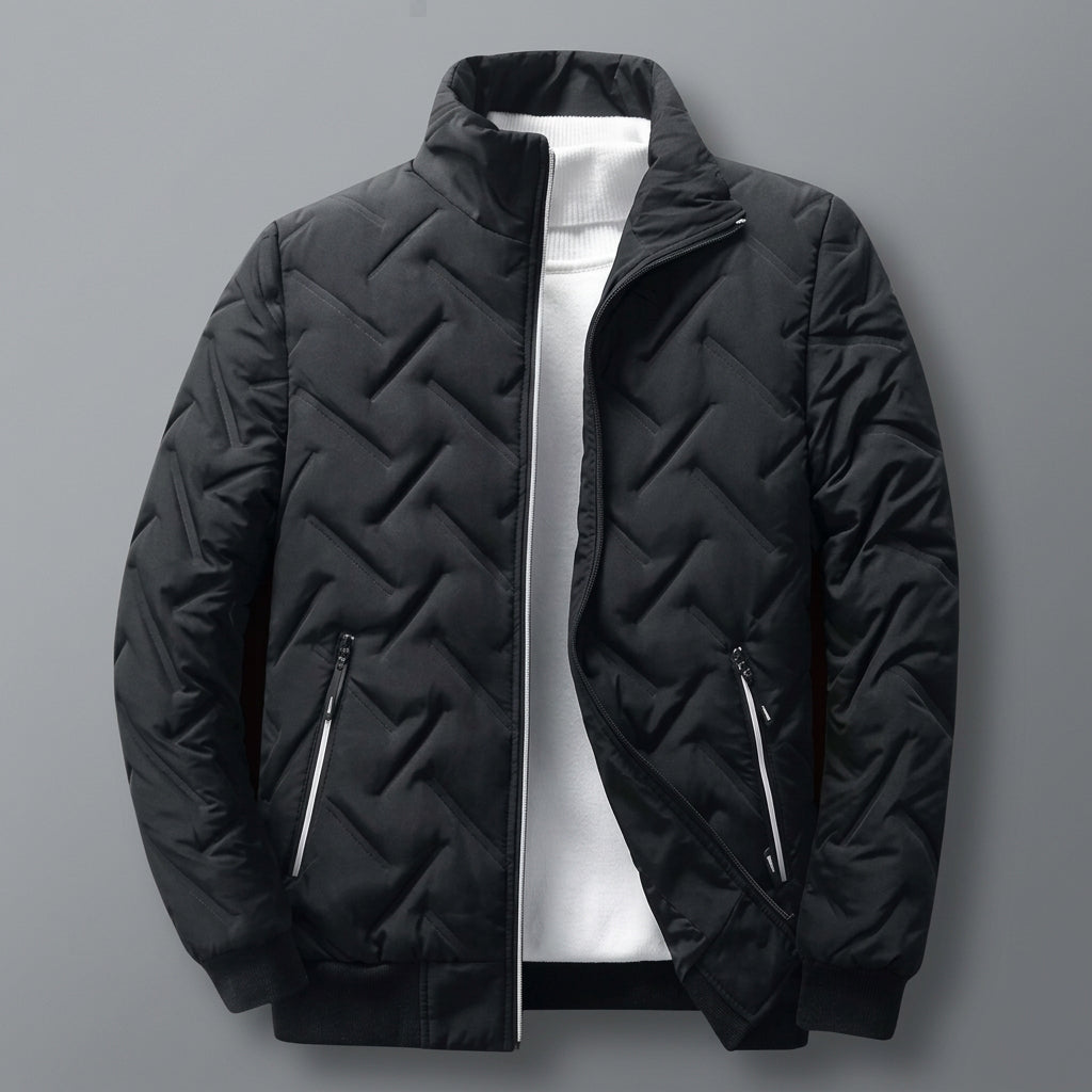 Men’s Geometric Zip-Up Jacket