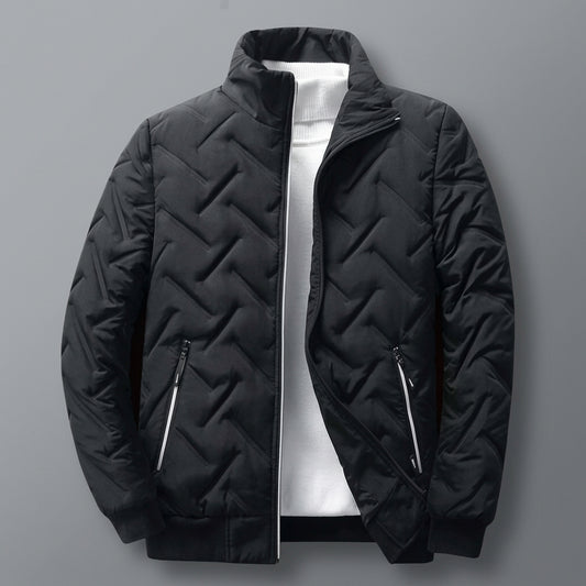 Men’s Geometric Zip-Up Jacket