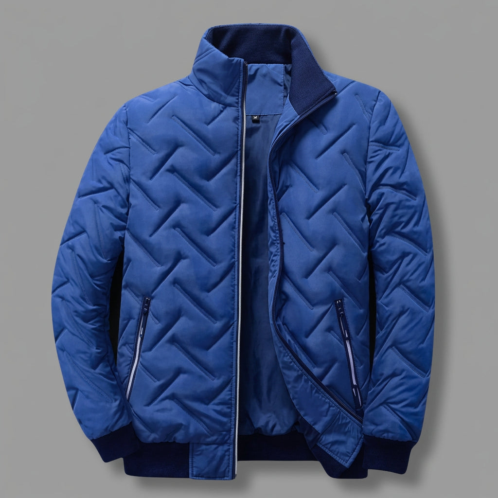 Men’s Geometric Zip-Up Jacket