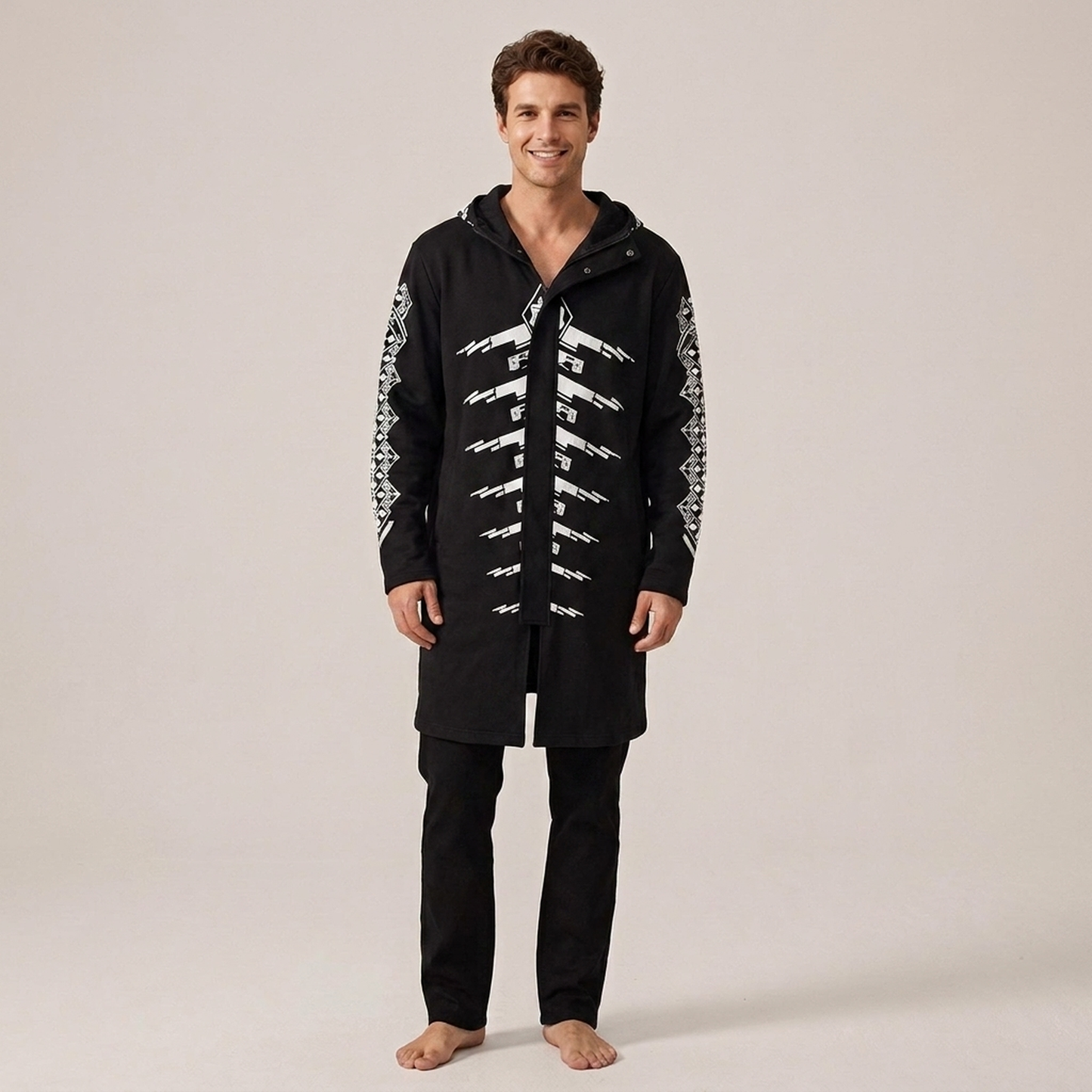 PLUXSTYLE::numise::futurist-longline-parka::front
