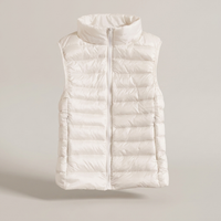 PLUXSTYLE::numise::everyday-sleeveless-parka::pack-white