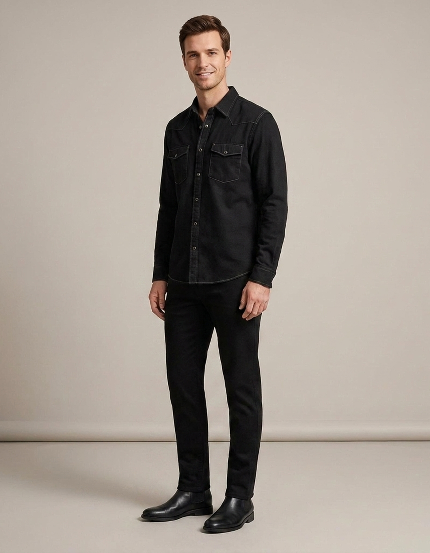 PLUXSTYLE::numise::mens-western-stitch-shirt::front