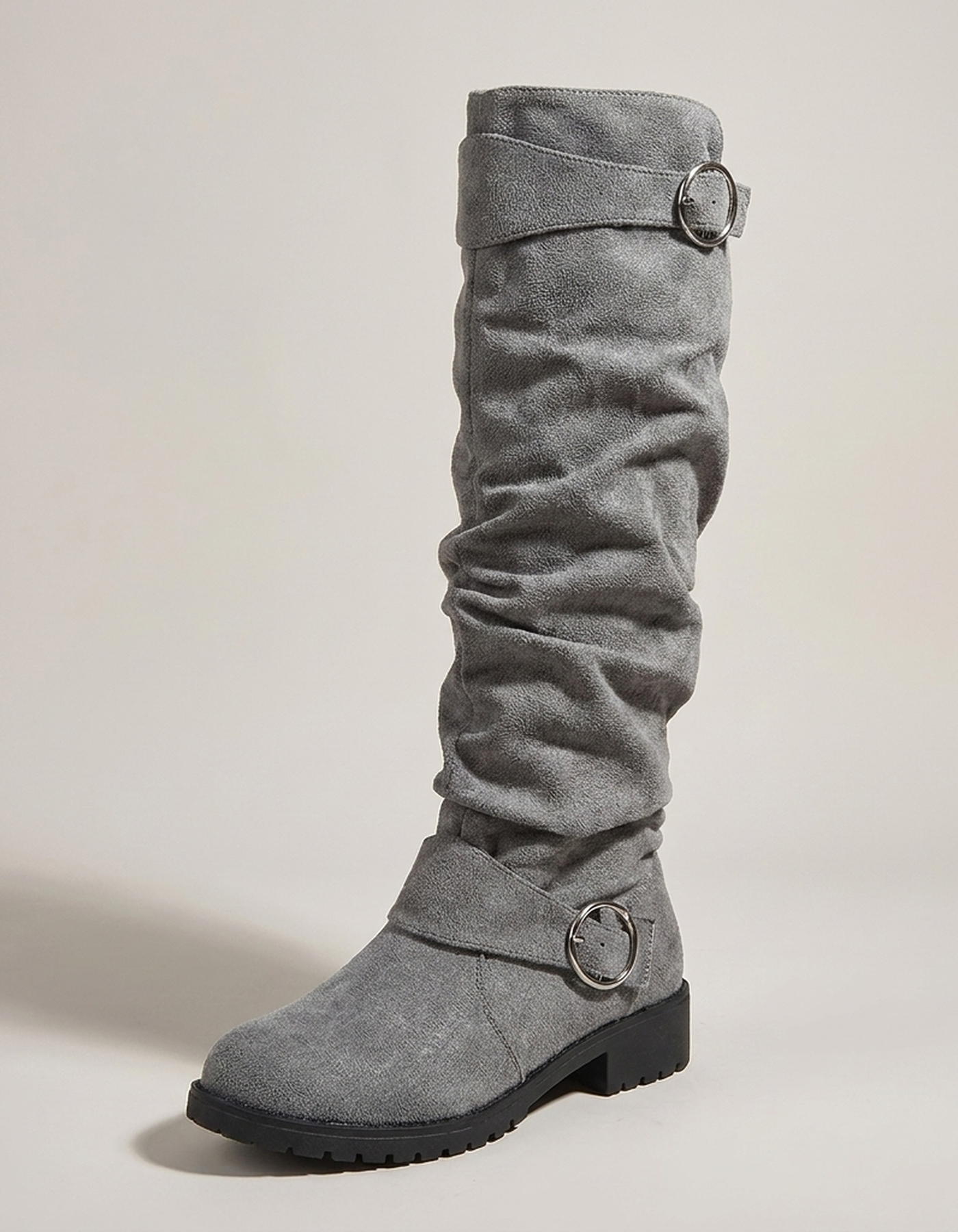 PLUXSTYLE::numise::alicia-slouchy-knee-high-boots::closeup-hero
