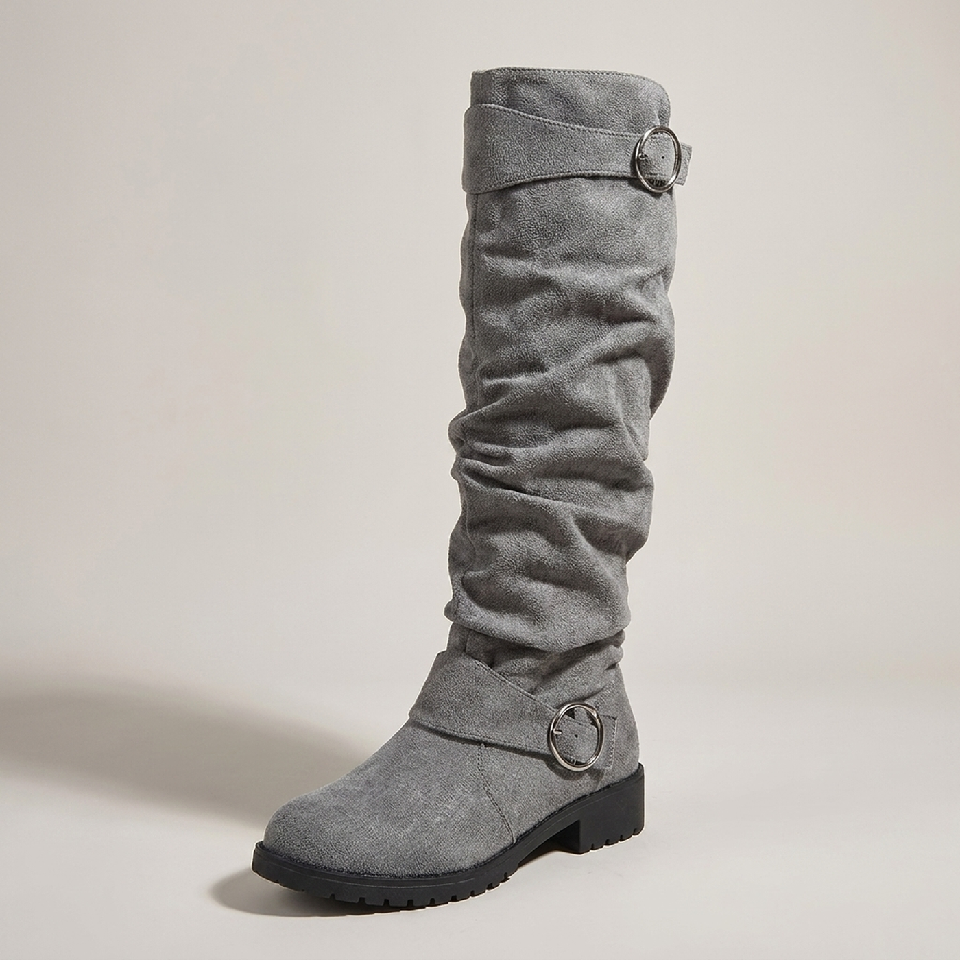 PLUXSTYLE::numise::alicia-slouchy-knee-high-boots::closeup-hero