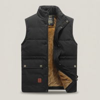 PLUXSTYLE::numise::mens-lightweight-everyday-vest::pack-black