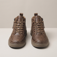 PLUXSTYLE::numise::mens-everyday-business-boots::pack-brown