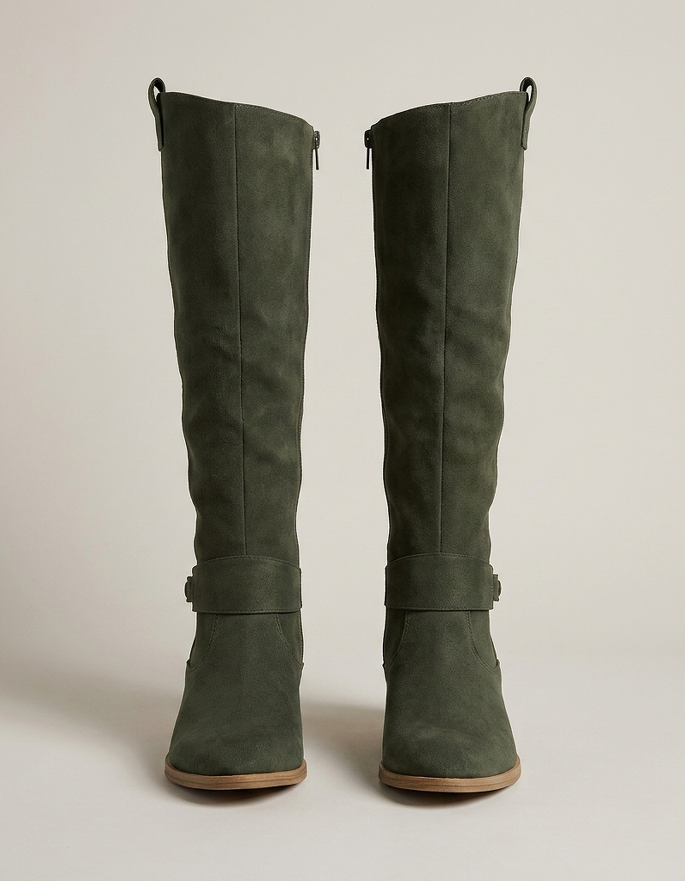 PLUXSTYLE::numise::all-season-non-slip-boots::pack-dark-green