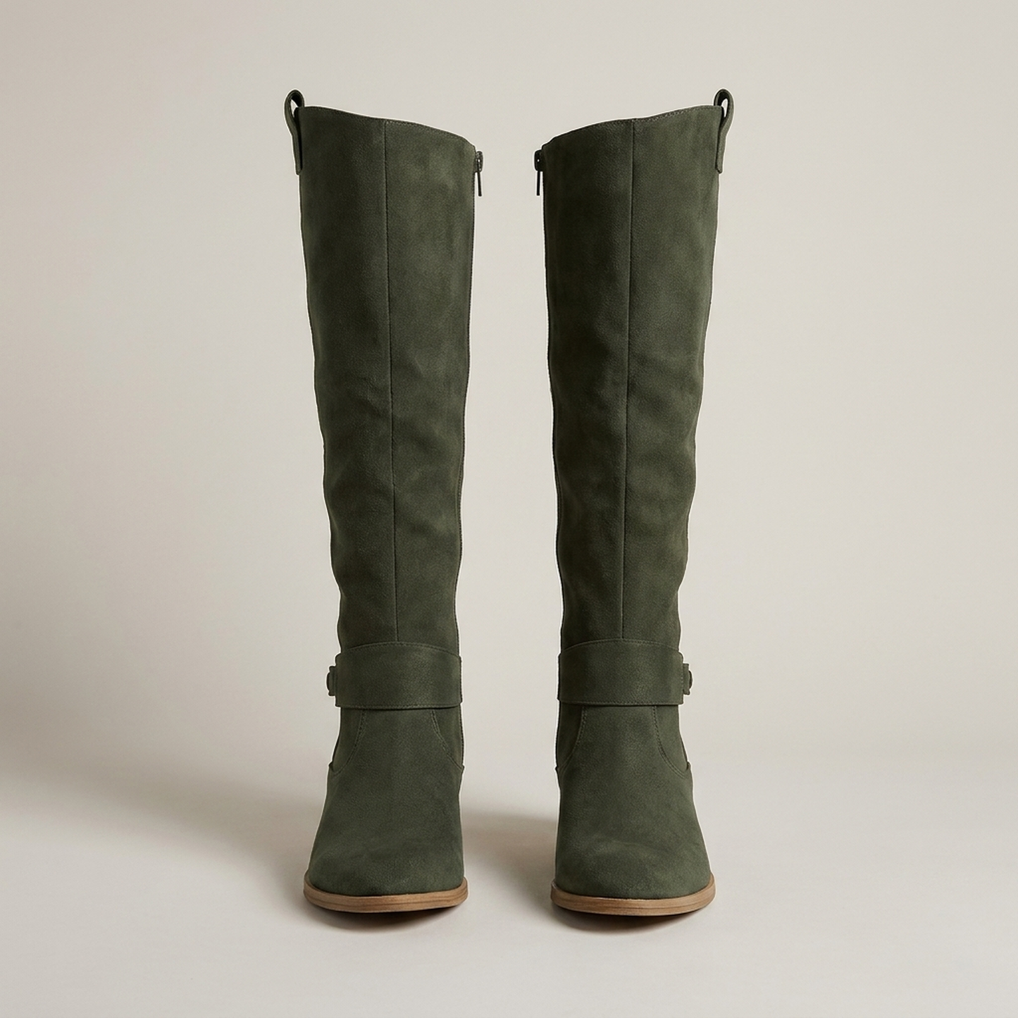PLUXSTYLE::numise::all-season-non-slip-boots::pack-dark-green