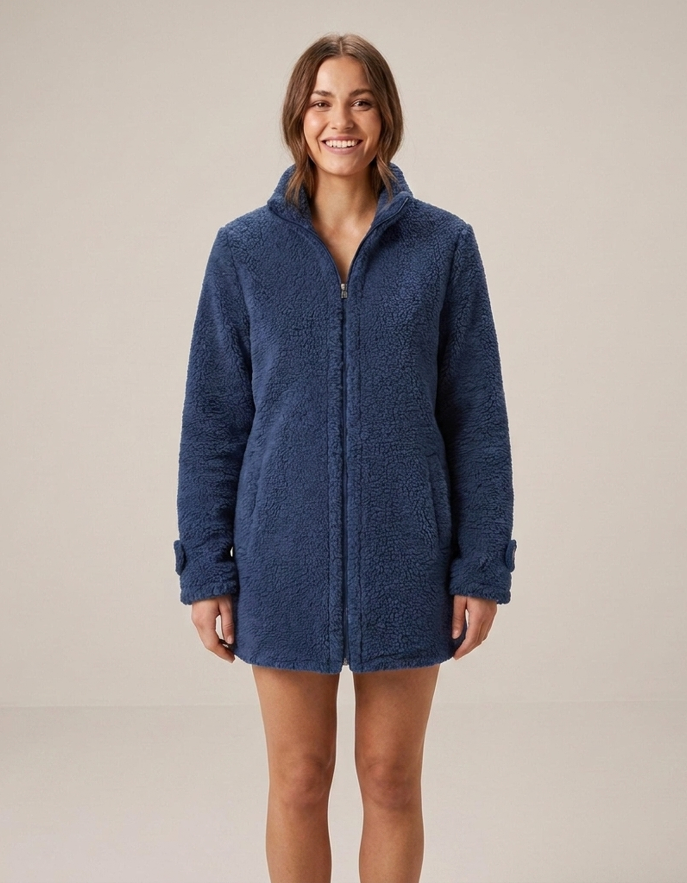 PLUXSTYLE::numise::womens-mid-length-parka::front