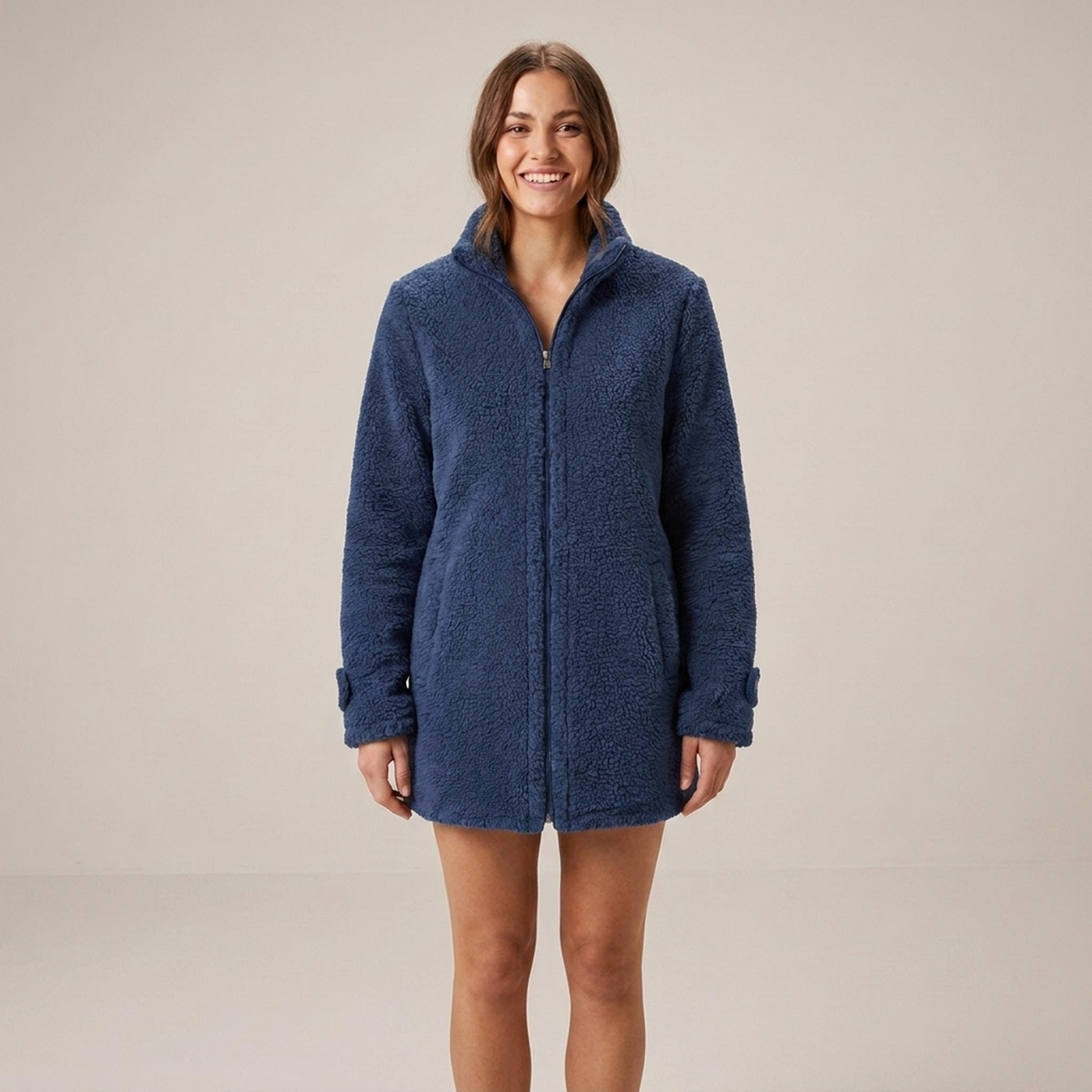 PLUXSTYLE::numise::womens-mid-length-parka::front