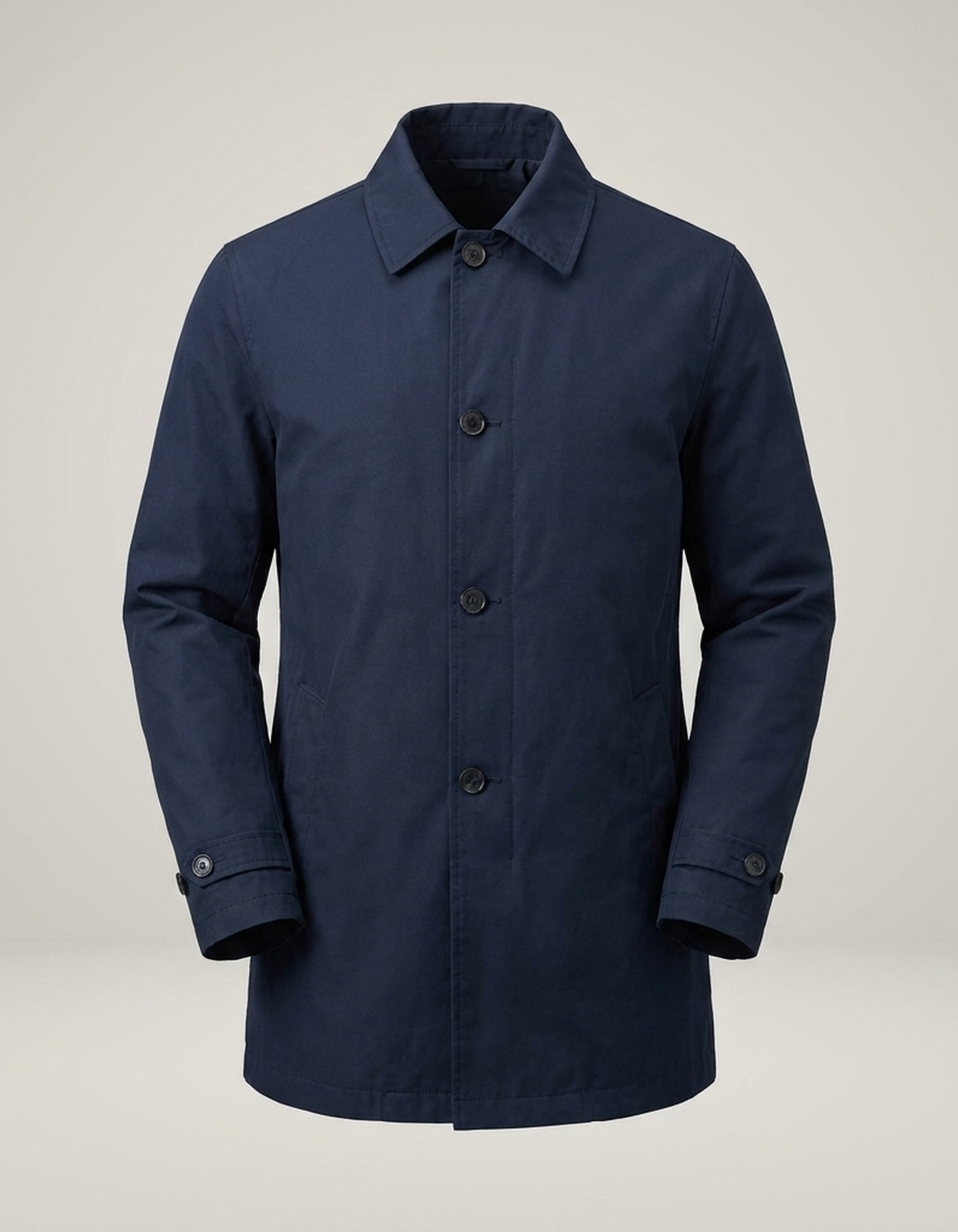 PLUXSTYLE::numise::mens-mid-length-parka::pack-navy-blue