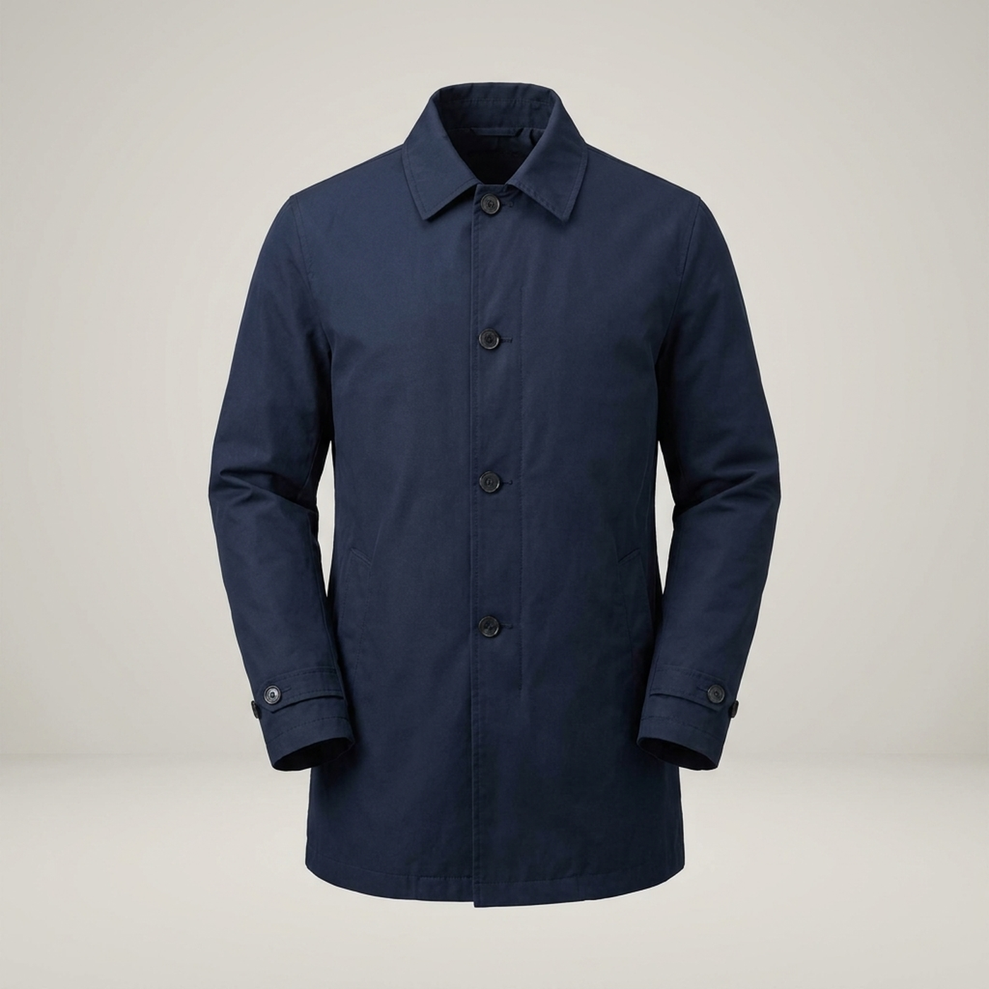 PLUXSTYLE::numise::mens-mid-length-parka::pack-navy-blue