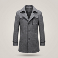 PLUXSTYLE::numise::mens-double-layer-tailored-parka::pack-grey