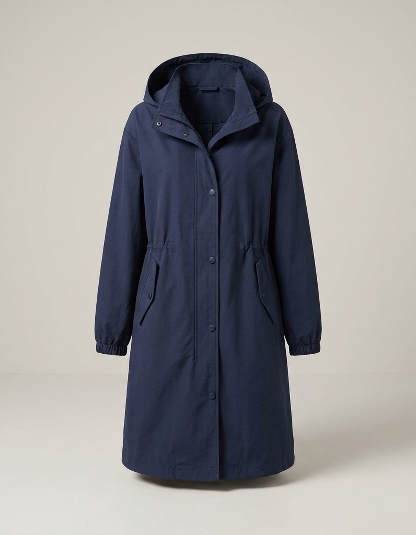 PLUXSTYLE::numise::amelia-long-hooded-parka::pack-blue