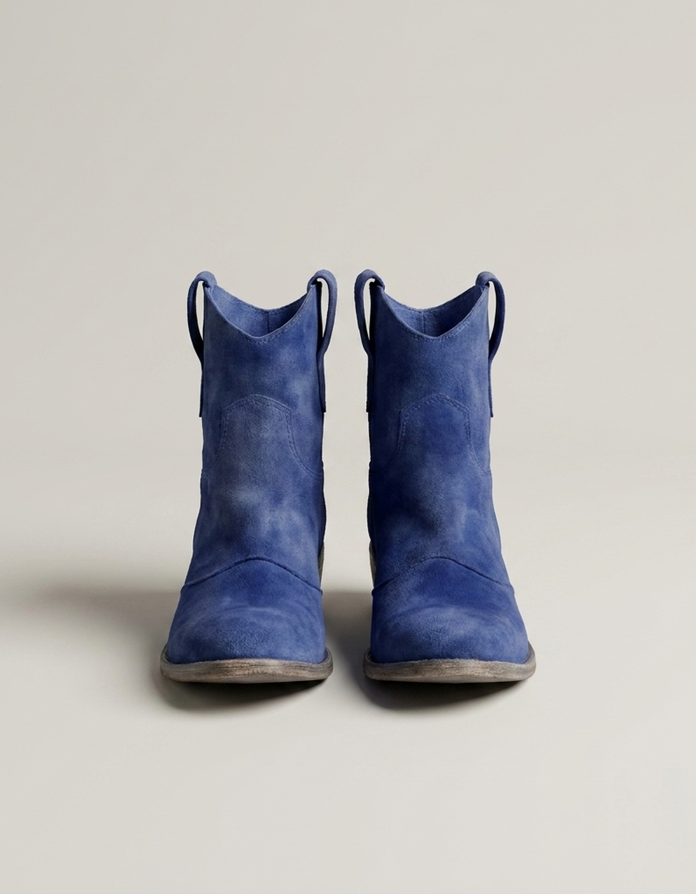 PLUXSTYLE::numise::alessia-western-ankle-boots::pack-blue