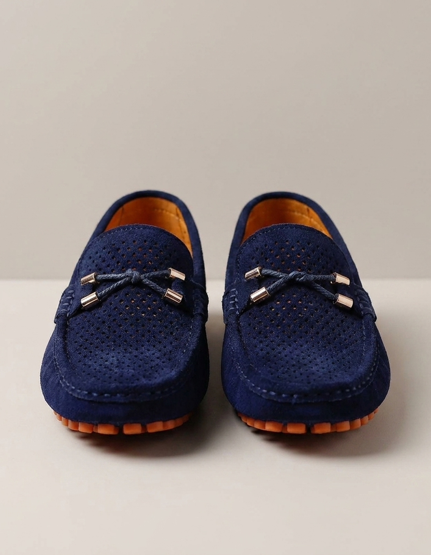 PLUXSTYLE::numise::mens-perforated-slip-on-loafers::pack-blue