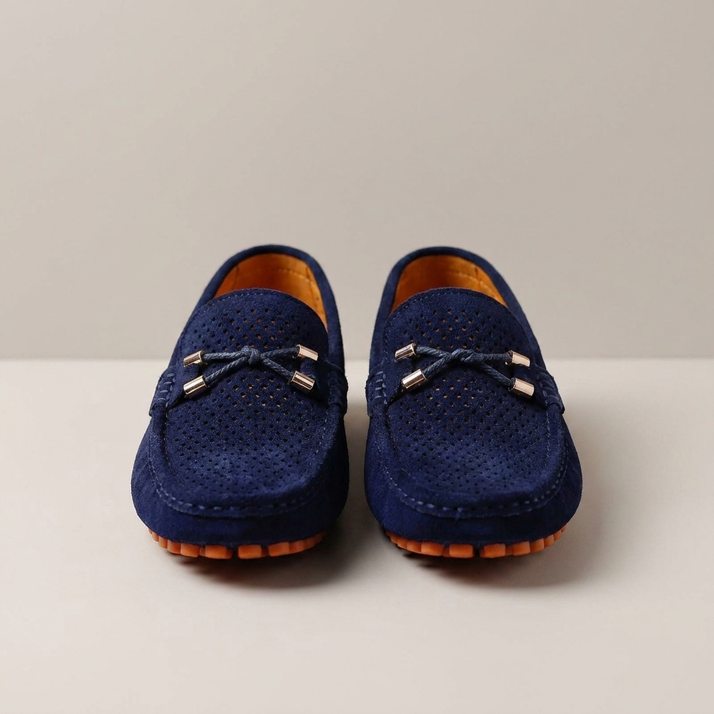 PLUXSTYLE::numise::mens-perforated-slip-on-loafers::pack-blue