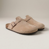 PLUXSTYLE::numise::womens-adjustable-support-clogs::closeup-detail