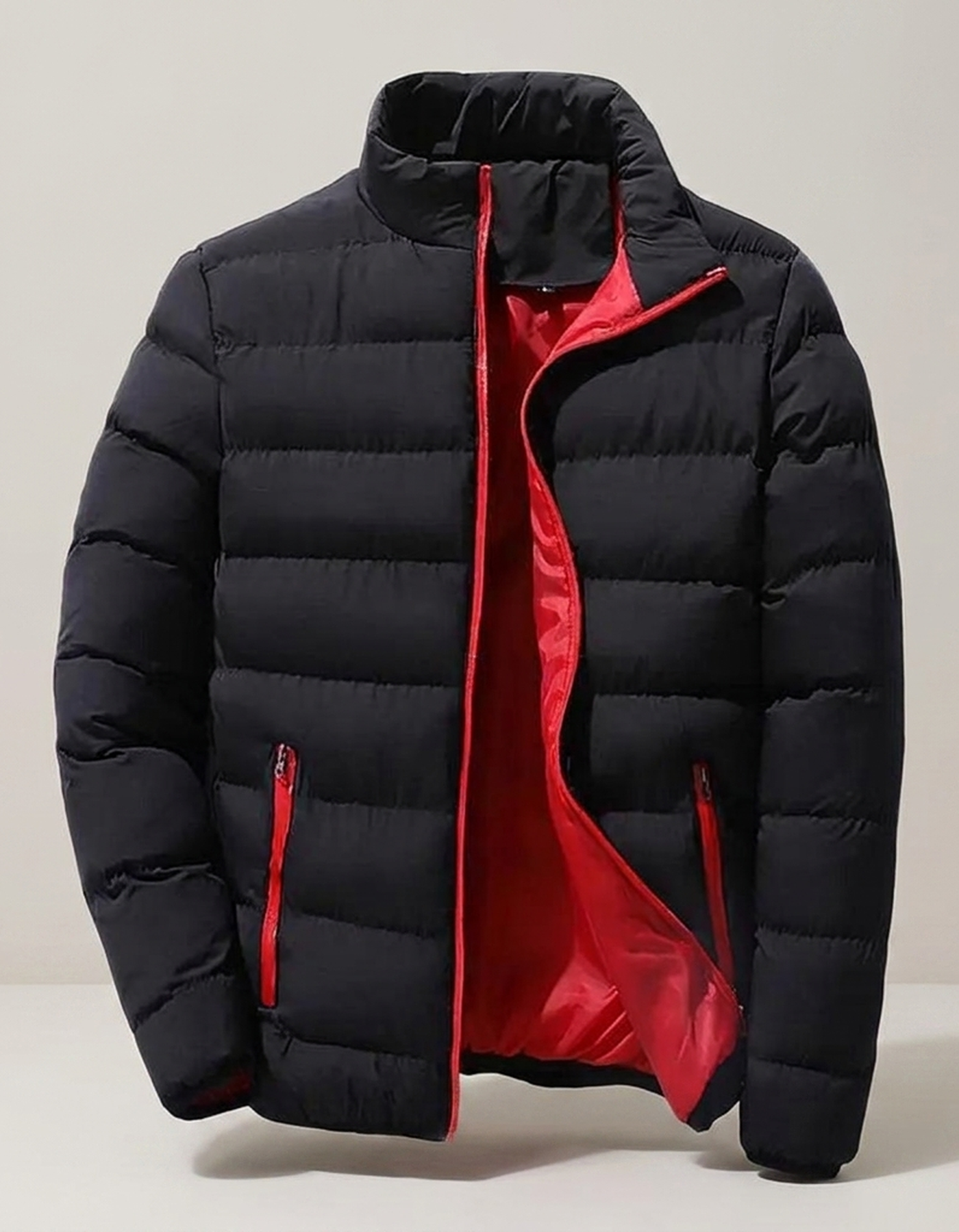 PLUXSTYLE::numise::adrian-everyday-parka::pack-black-and-red