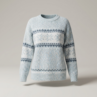 PLUXSTYLE::numise::angela-fair-isle-sweater::pack-light-blue