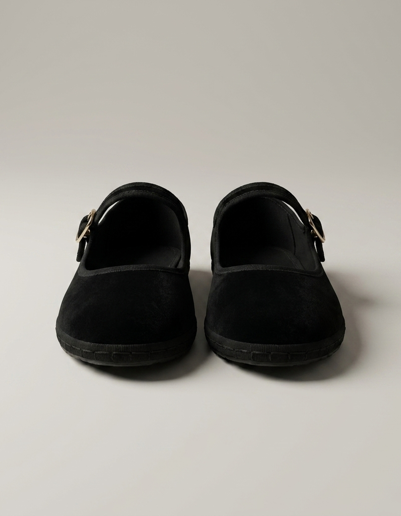 PLUXSTYLE::numise::buckle-strap-mary-jane-flats::pack-black