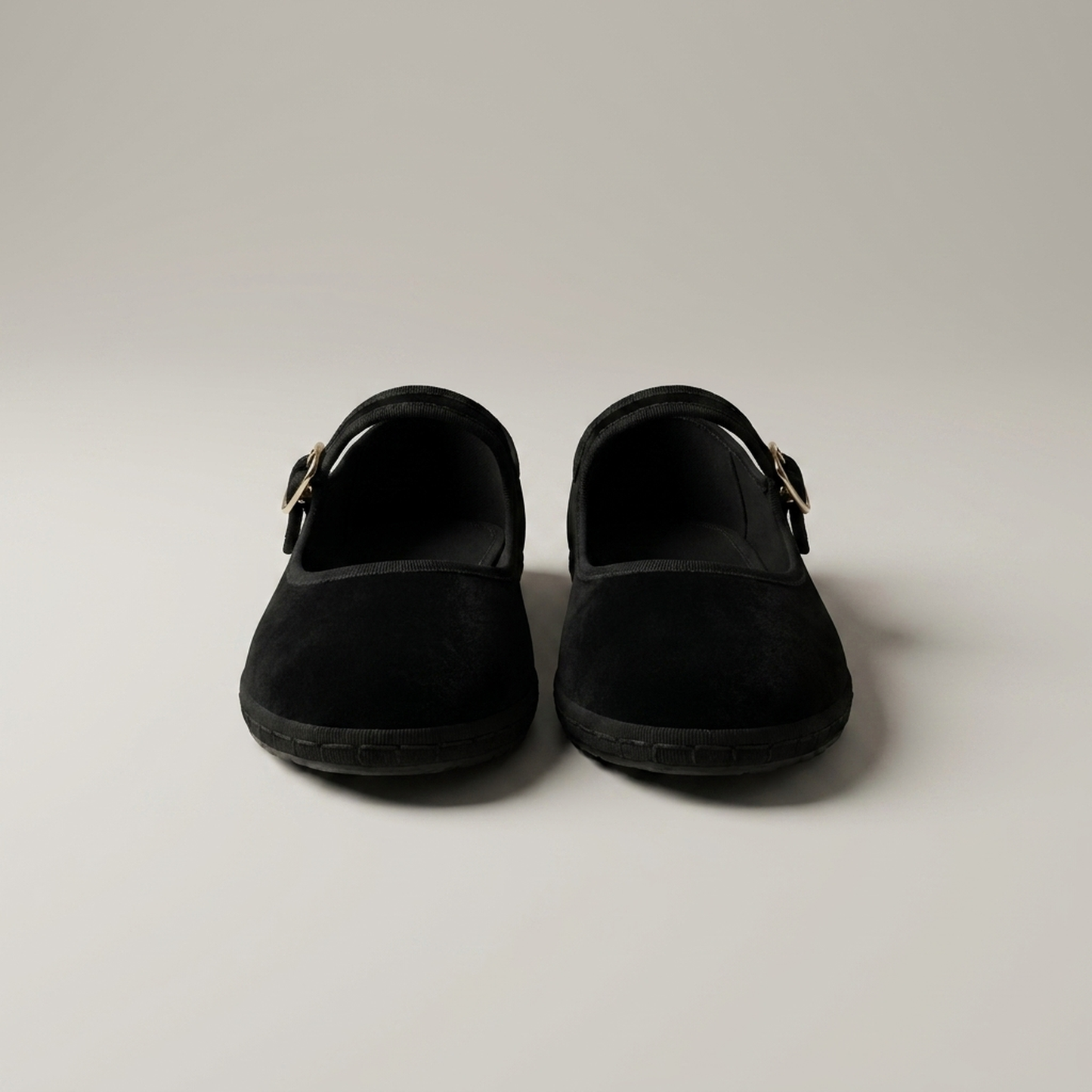 PLUXSTYLE::numise::buckle-strap-mary-jane-flats::pack-black