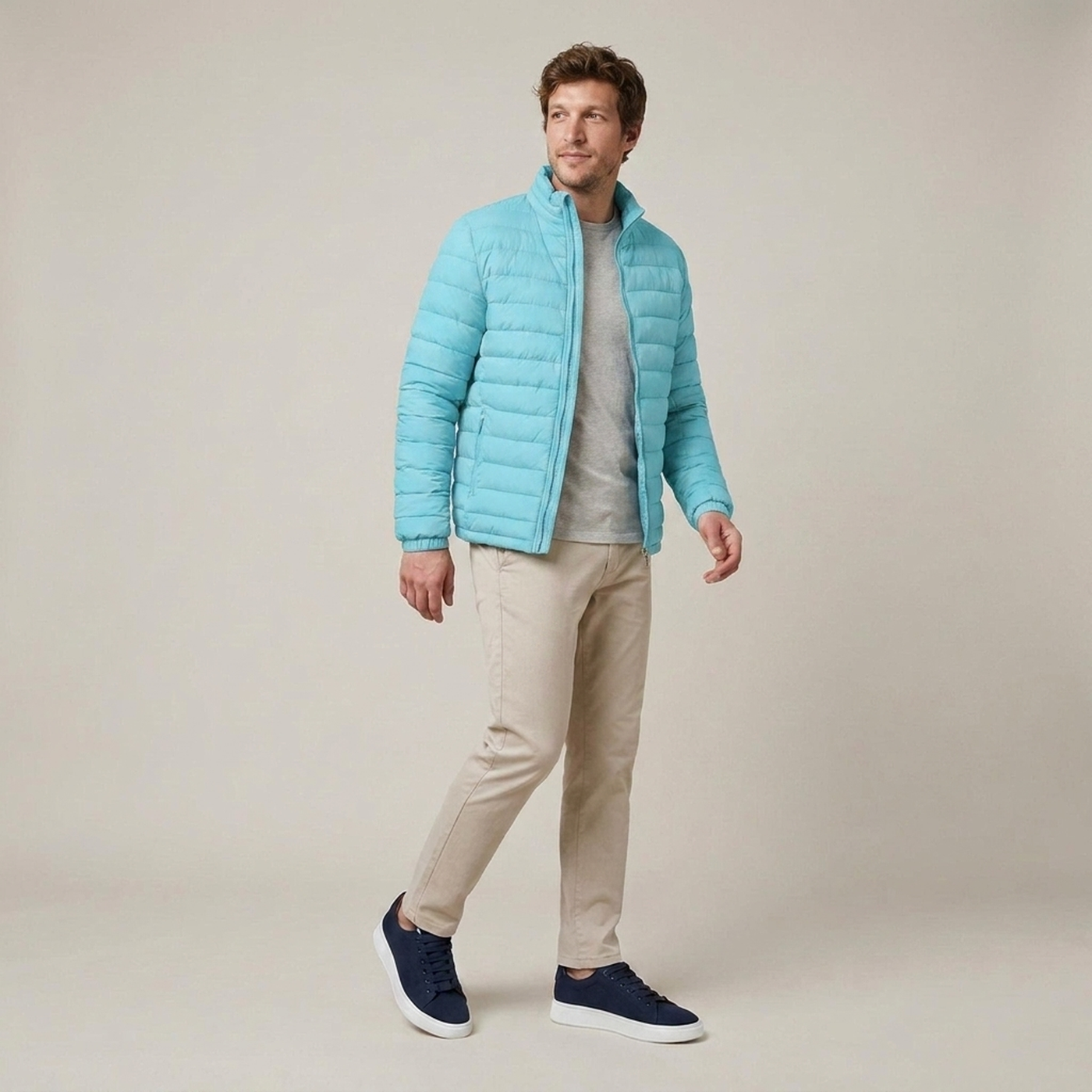 PLUXSTYLE::numise::mens-regular-fit-puffer-parka::front