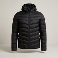 PLUXSTYLE::numise::mens-hooded-puffer-parka::pack-black