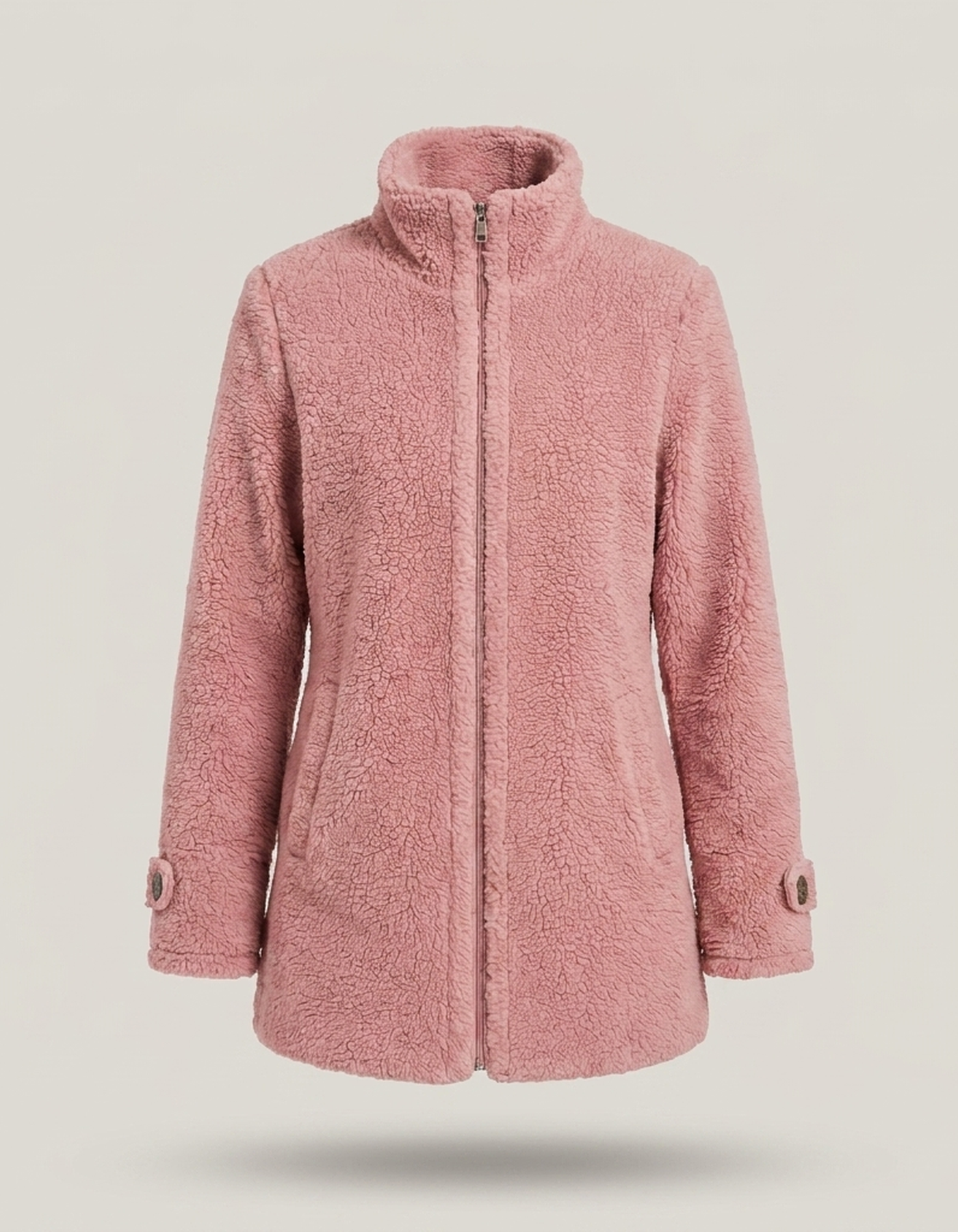 PLUXSTYLE::numise::womens-mid-length-parka::pack-pink