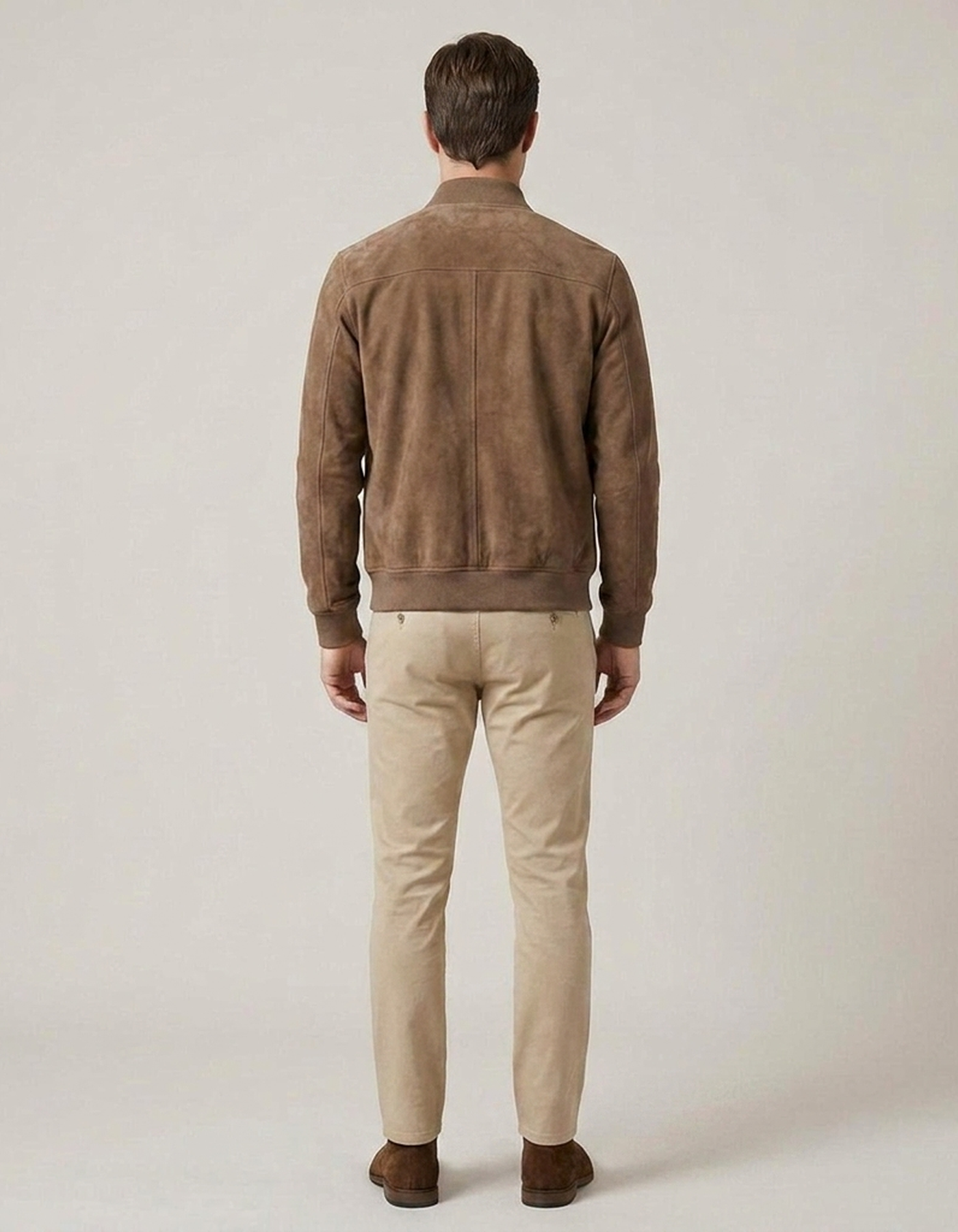 PLUXSTYLE::numise::modern-bomber-collar-parka::back