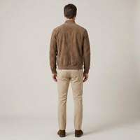 PLUXSTYLE::numise::modern-bomber-collar-parka::back